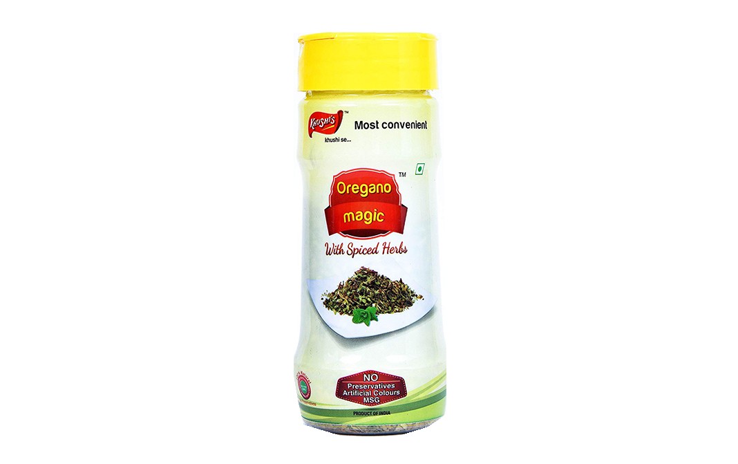 Khushi's Oregano Magic    Plastic Bottle  75 grams